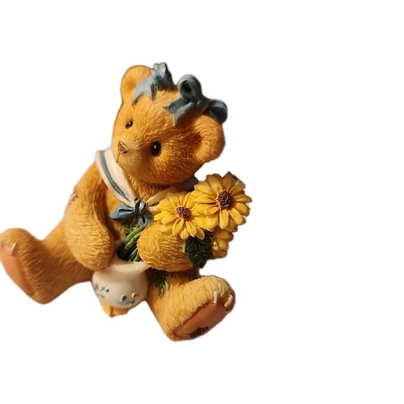Enesco Cherished Teddies Brown-Eyed Susan 1996 Love Stems From Our Friendship - Picture 5 of 7